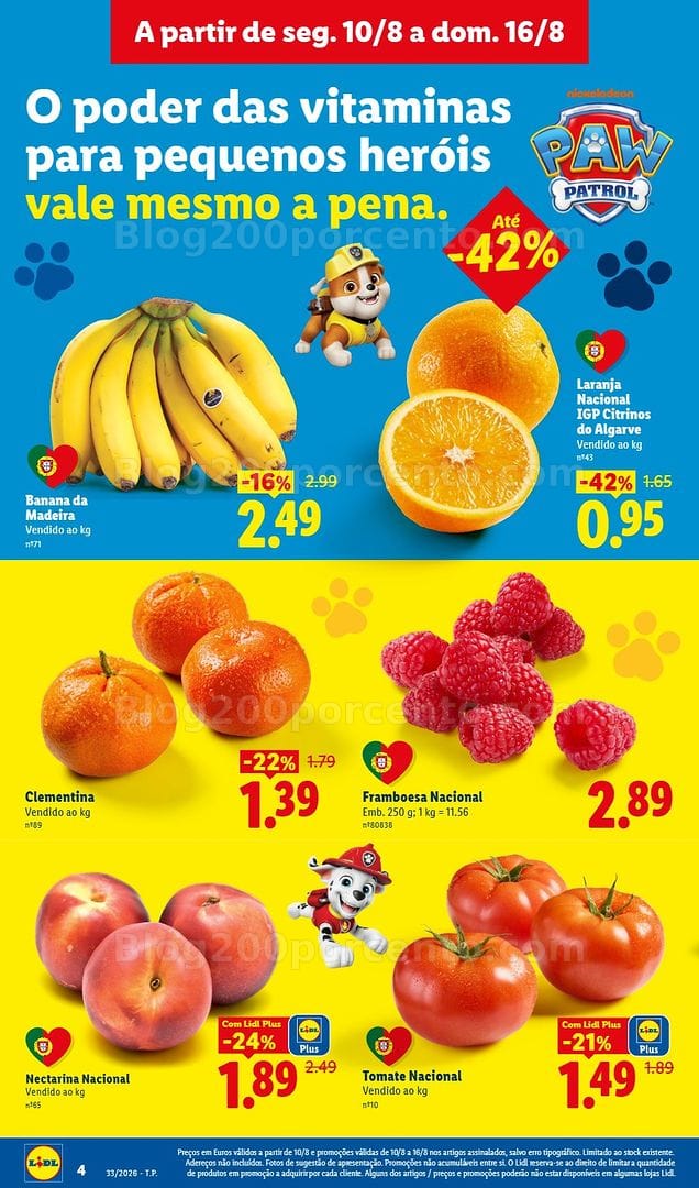 Antevisão Folheto LIDL Promoções de 10 a 16 agosto - Edição Digital