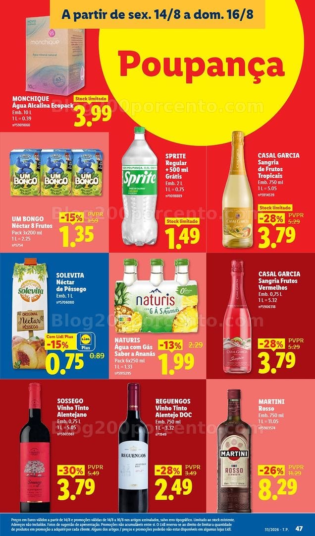 Antevisão Folheto LIDL Promoções de 10 a 16 agosto - Edição Digital