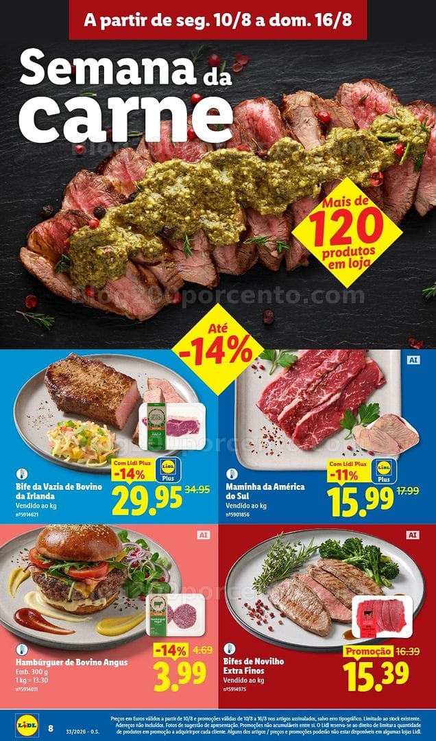 Antevisão Folheto LIDL Promoções de 10 a 16 agosto - Edição Digital