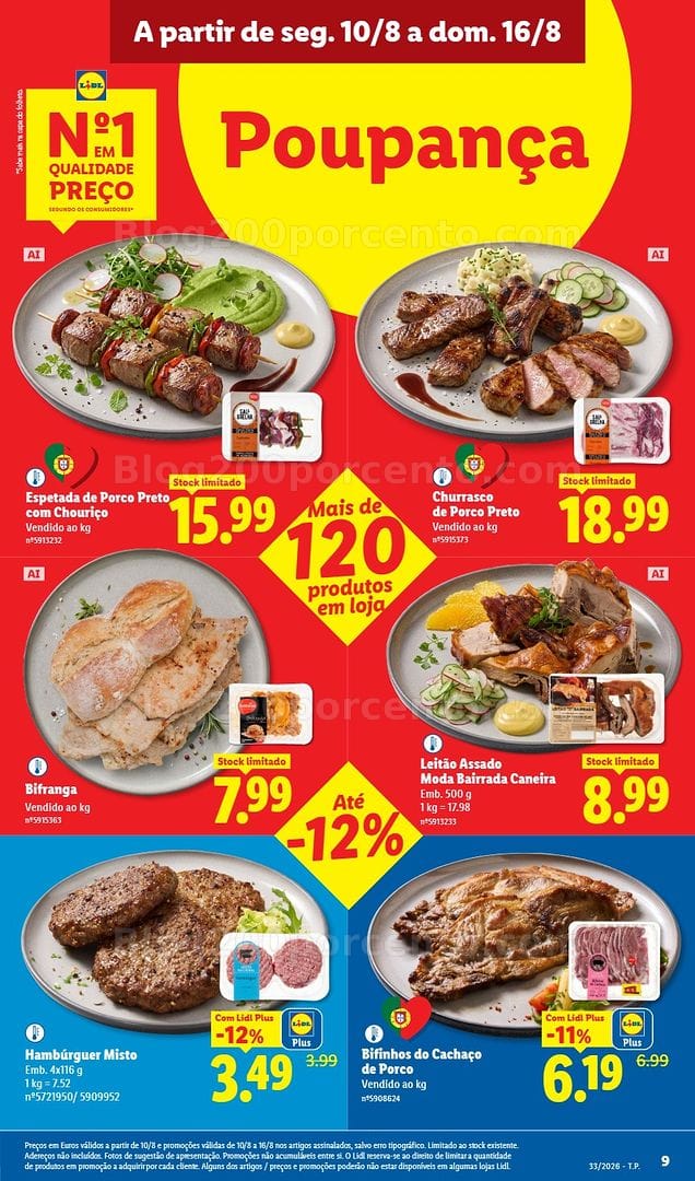 Antevisão Folheto LIDL Promoções de 10 a 16 agosto - Edição Digital