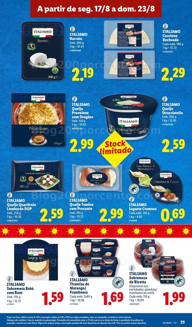Antevisão Folheto LIDL Supermercado Promoções de 17 a 23 agosto - Edição Digital