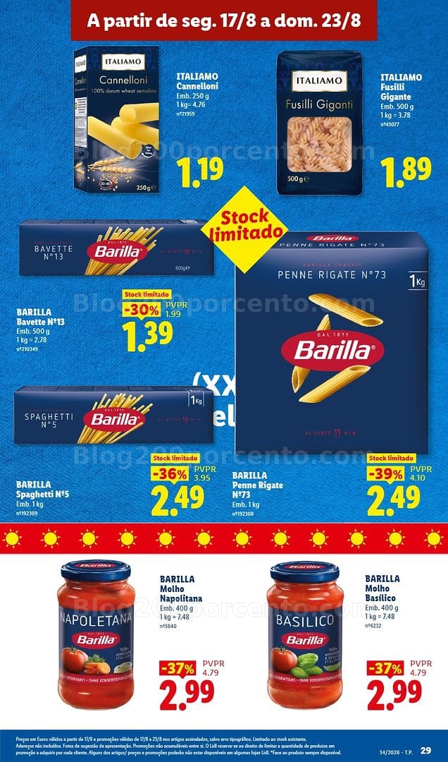 Antevisão Folheto LIDL Supermercado Promoções de 17 a 23 agosto - Edição Digital