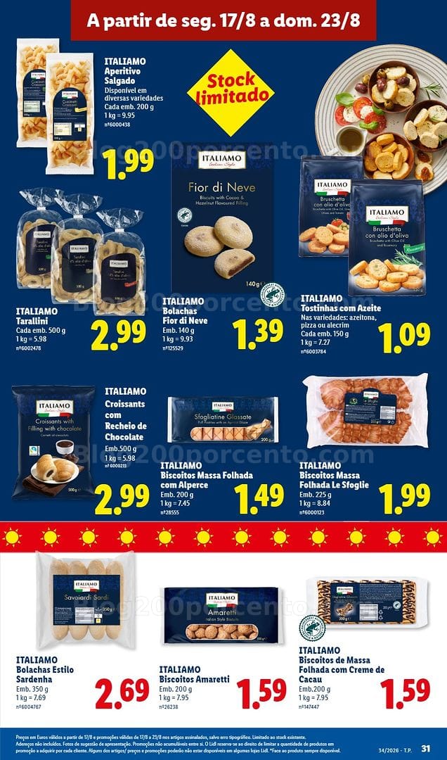 Antevisão Folheto LIDL Supermercado Promoções de 17 a 23 agosto - Edição Digital