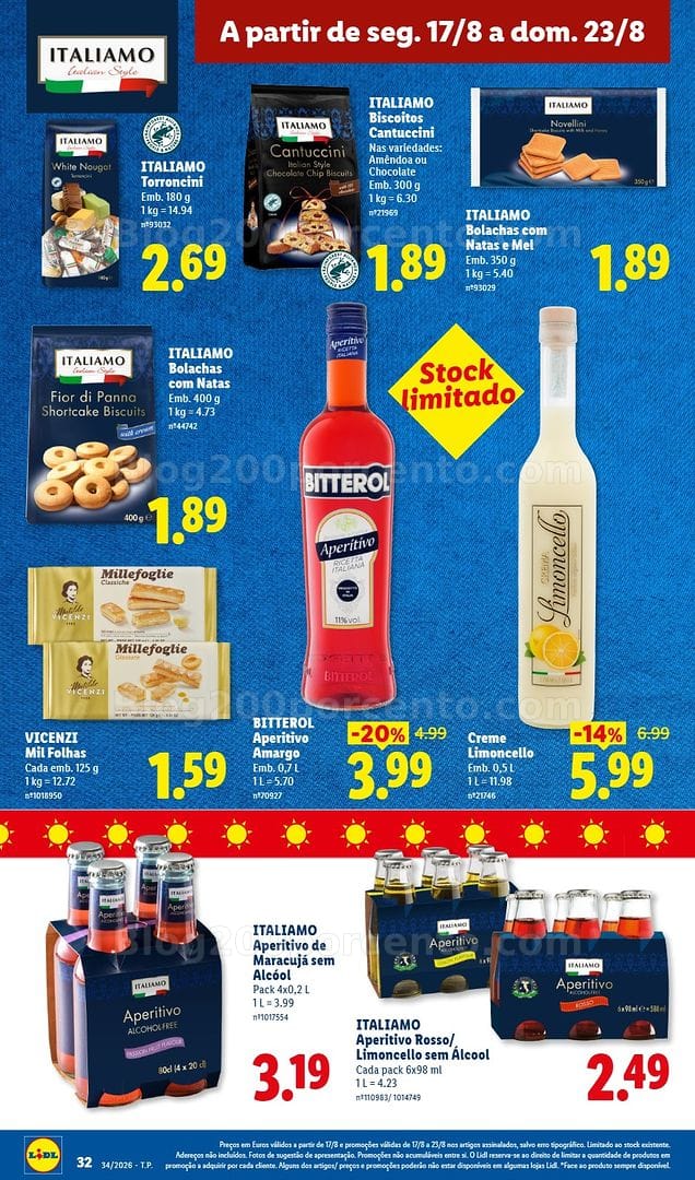 Antevisão Folheto LIDL Supermercado Promoções de 17 a 23 agosto - Edição Digital