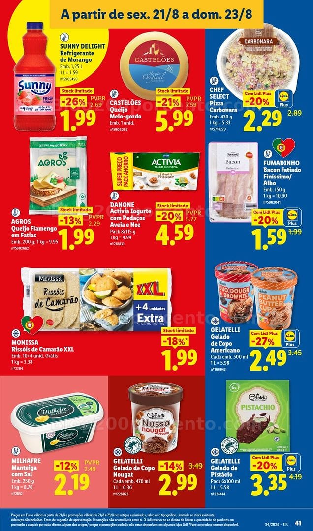 Antevisão Folheto LIDL Supermercado Promoções de 17 a 23 agosto - Edição Digital