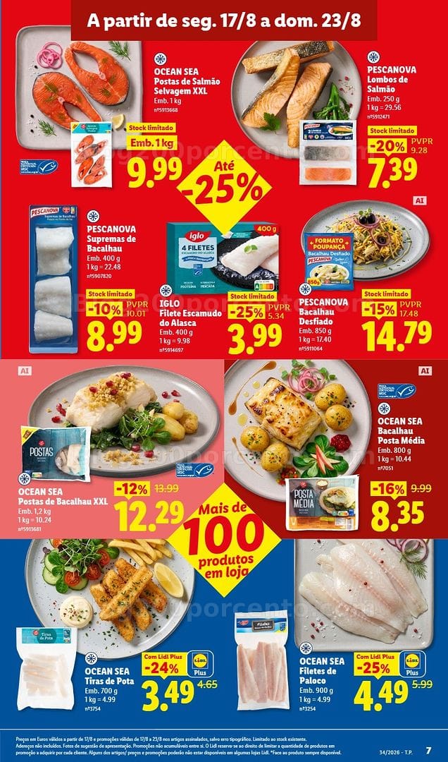 Antevisão Folheto LIDL Supermercado Promoções de 17 a 23 agosto - Edição Digital