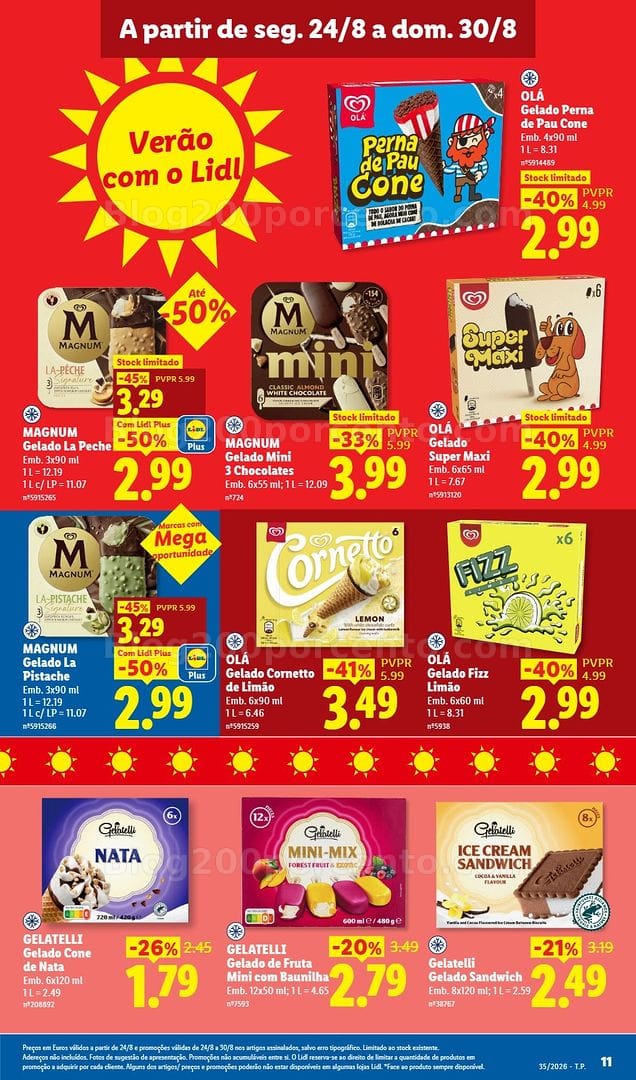 Antevisão Folheto LIDL Promoções de 24 a 30 agosto - Edição Digital