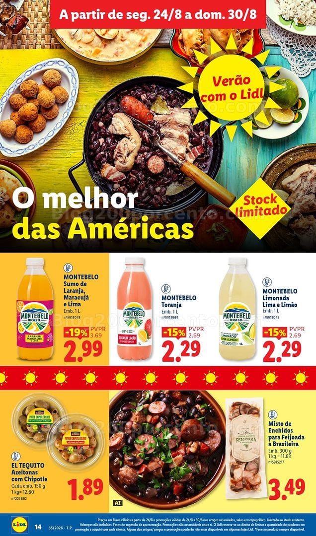 Antevisão Folheto LIDL Sabores do Mundo Promoções de 24 a 30 agosto