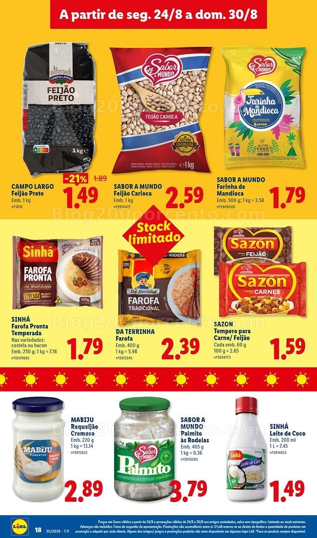 Antevisão Folheto LIDL Promoções de 24 a 30 agosto - Edição Digital