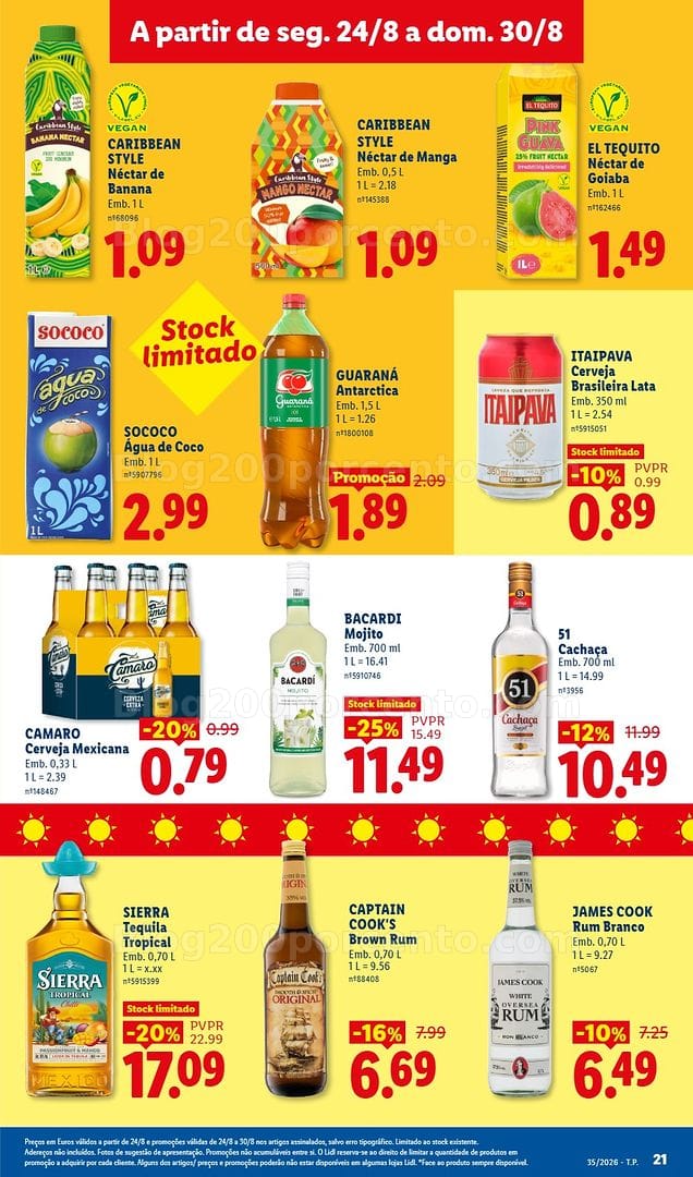 Antevisão Folheto LIDL Promoções de 24 a 30 agosto - Edição Digital