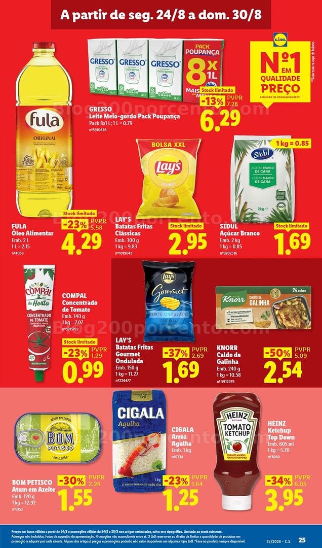 Antevisão Folheto LIDL Promoções de 24 a 30 agosto - Edição Digital