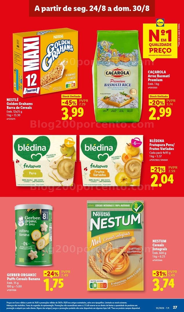 Antevisão Folheto LIDL Promoções de 24 a 30 agosto - Edição Digital
