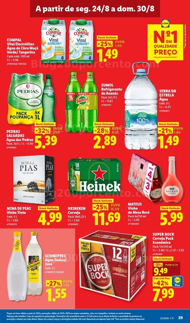 Antevisão Folheto LIDL Promoções de 24 a 30 agosto - Edição Digital