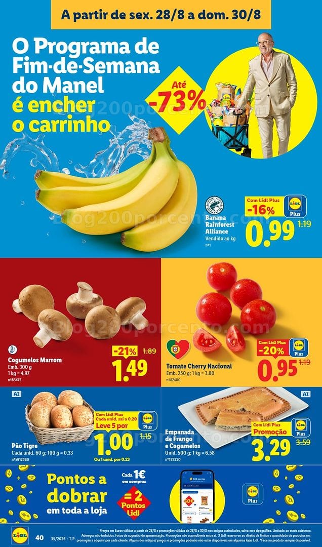 Antevisão Folheto LIDL Promoções de 24 a 30 agosto - Edição Digital
