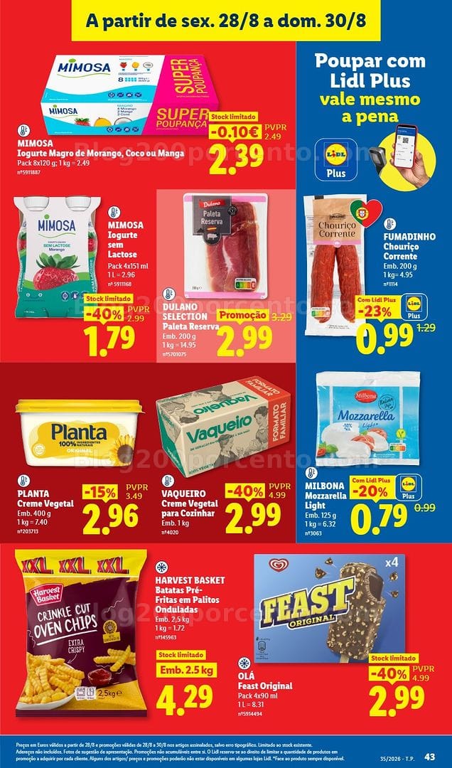 Antevisão Folheto LIDL Promoções de 24 a 30 agosto - Edição Digital