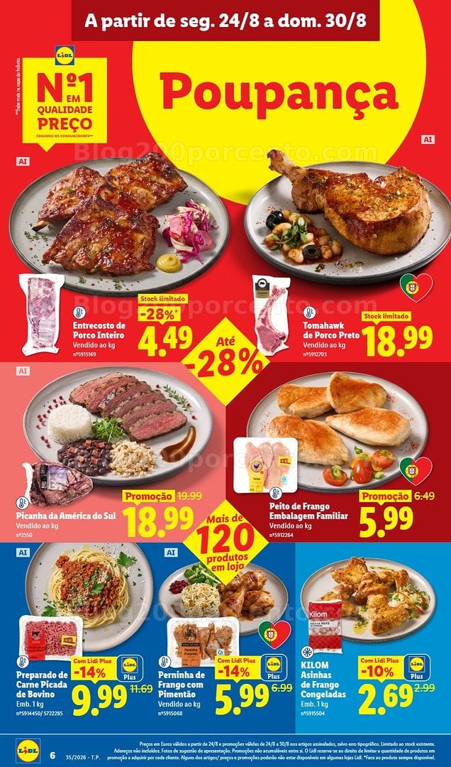 Antevisão Folheto LIDL Promoções de 24 a 30 agosto - Edição Digital