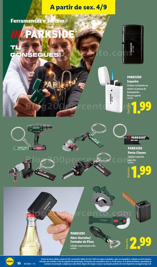 Antevisão Folheto LIDL Promoções Fim de Semana - 4 a 6 setembro
