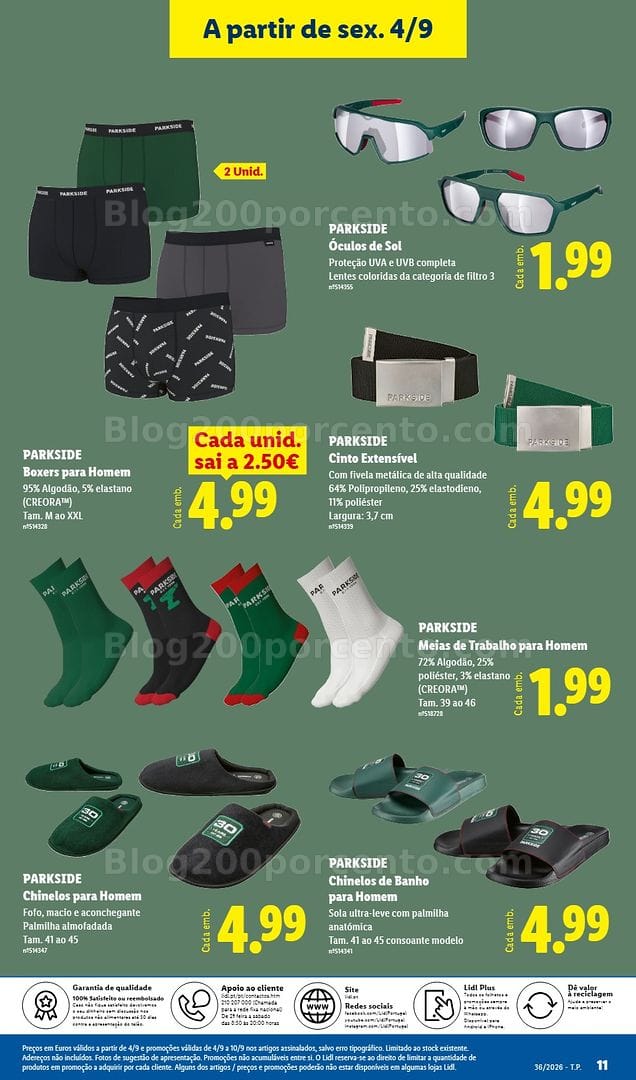 Antevisão Folheto LIDL Promoções Fim de Semana - 4 a 6 setembro