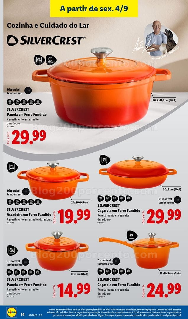 Antevisão Folheto LIDL Promoções Fim de Semana - 4 a 6 setembro