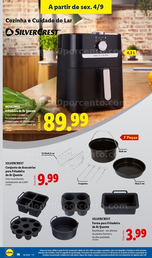 Antevisão Folheto LIDL Promoções Fim de Semana - 4 a 6 setembro