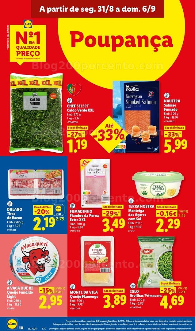 Antevisão Folheto LIDL Promoções de 31 agosto a 6 setembro