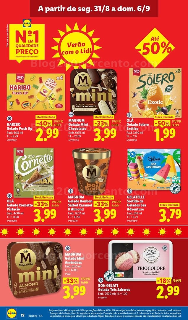 Antevisão Folheto LIDL Promoções de 31 agosto a 6 setembro