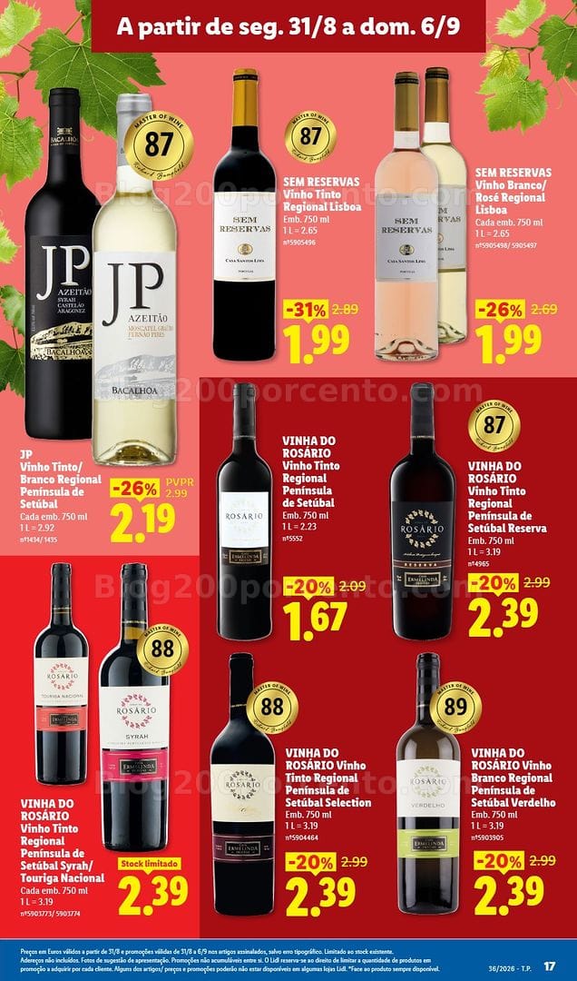 Antevisão Folheto LIDL Promoções de 31 agosto a 6 setembro