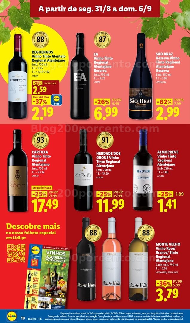 Antevisão Folheto LIDL Promoções de 31 agosto a 6 setembro