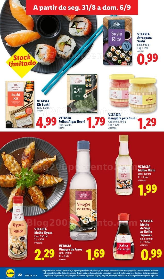 Antevisão Folheto LIDL Promoções de 31 agosto a 6 setembro