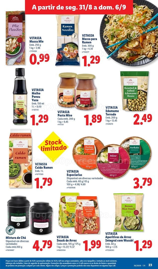 Antevisão Folheto LIDL Promoções de 31 agosto a 6 setembro