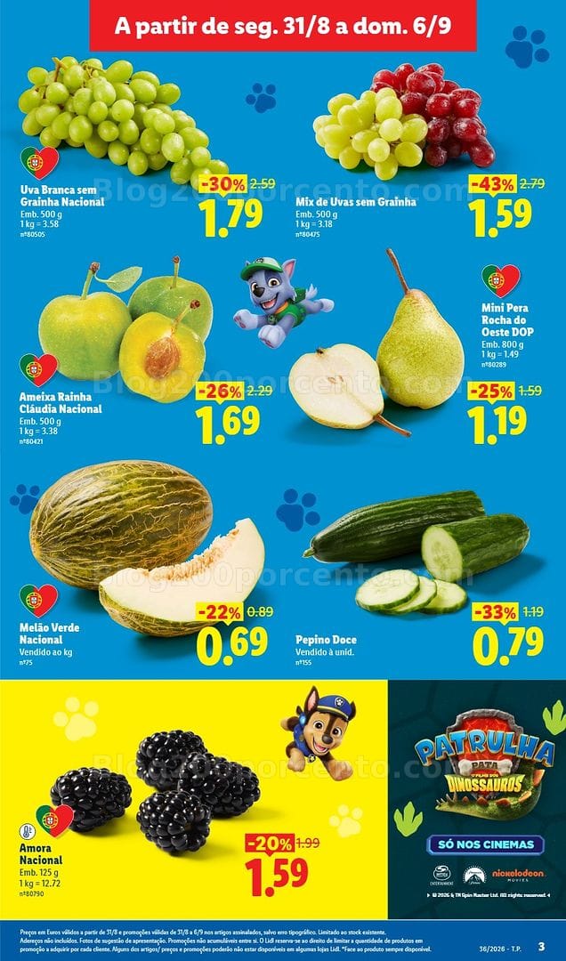Antevisão Folheto LIDL Promoções de 31 agosto a 6 setembro