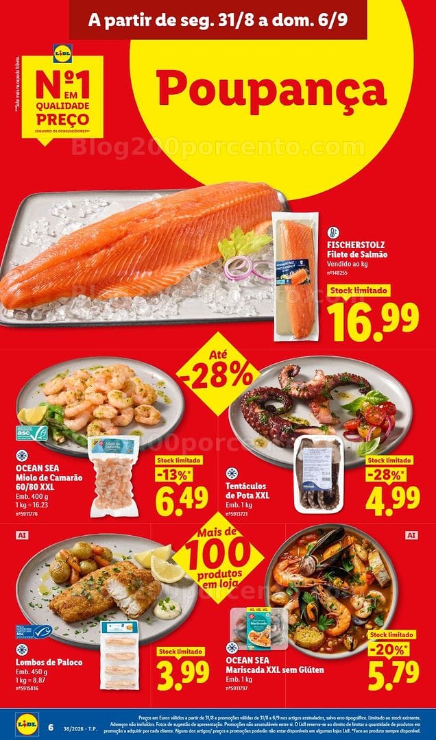Antevisão Folheto LIDL Promoções de 31 agosto a 6 setembro
