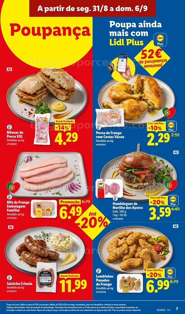 Antevisão Folheto LIDL Promoções de 31 agosto a 6 setembro
