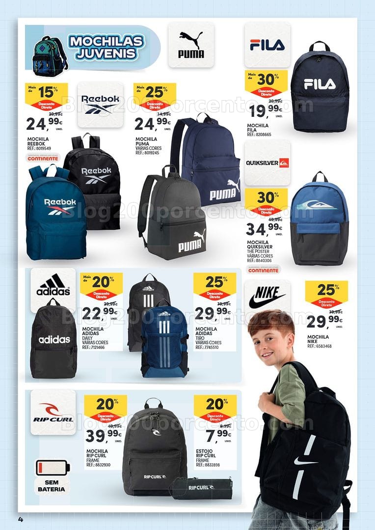 Antevisão Folheto CONTINENTE Regresso às Aulas Promoções de 11 agosto a 20 setembro - Edição Digital