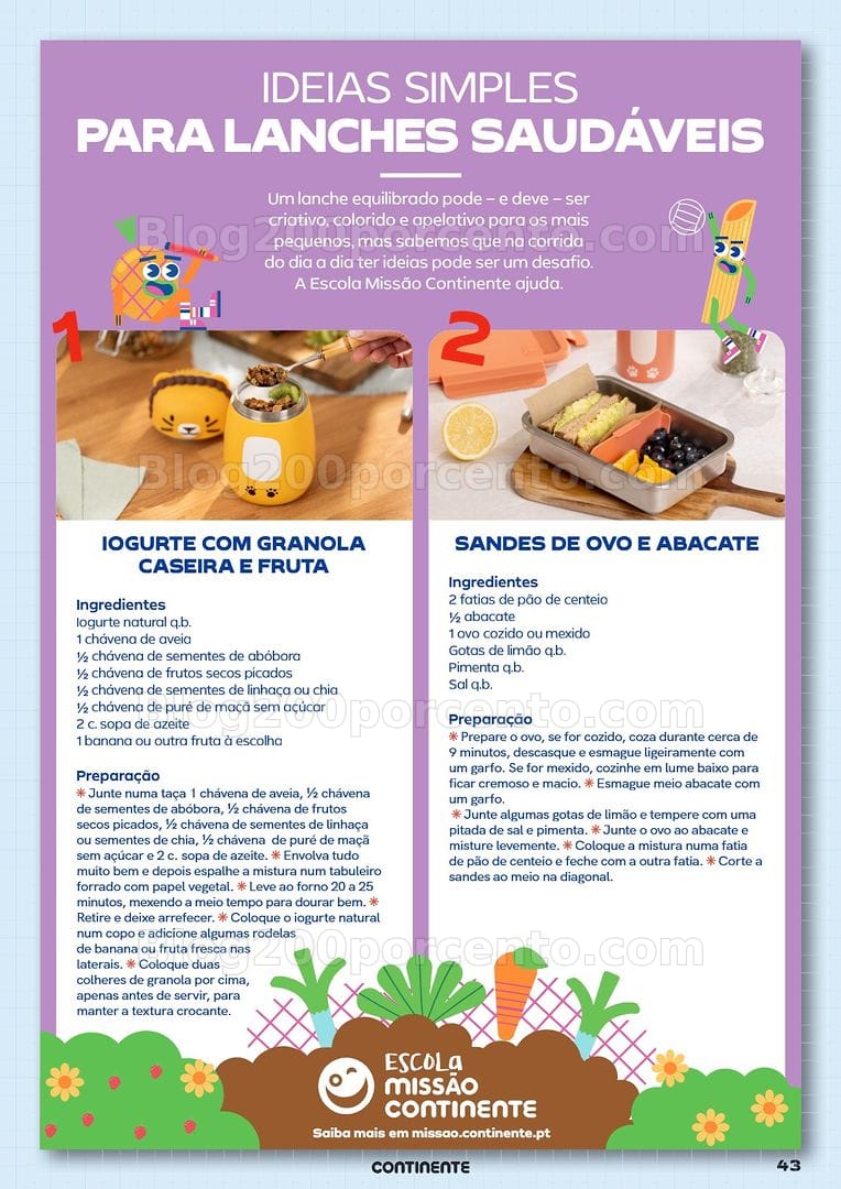 Antevisão Folheto CONTINENTE Regresso às Aulas Promoções de 11 agosto a 20 setembro - Edição Digital