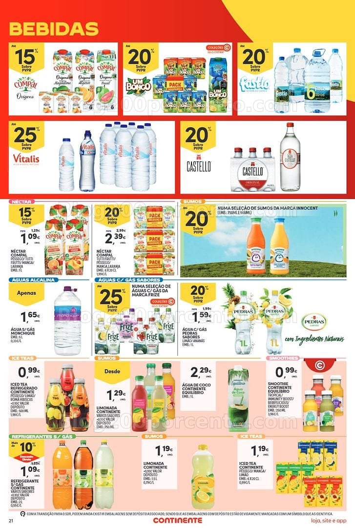 Antevisão Folheto CONTINENTE Bom Dia Promoções de 4 a 10 agosto