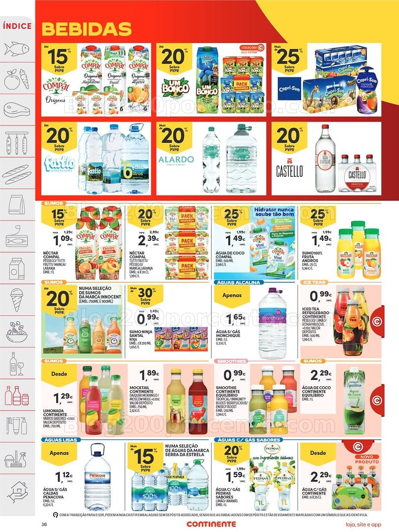 Antevisão Folheto CONTINENTE Promoções de 4 a 10 agosto - Edição Digital