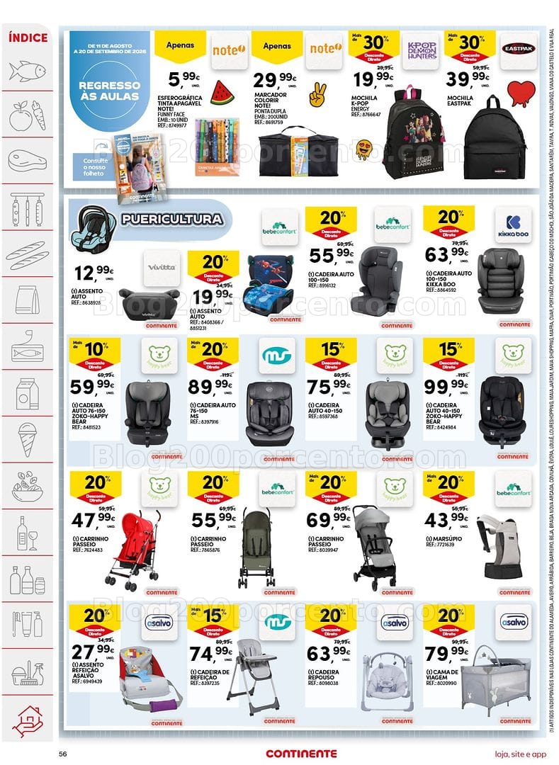 Antevisão Folheto CONTINENTE Promoções de 11 a 17 agosto - Edição Digital