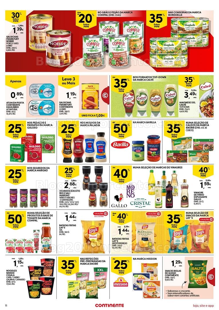 Antevisão Folheto CONTINENTE Bom Dia Promoções de 11 a 17 agosto