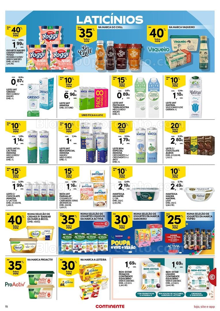 Antevisão Folheto CONTINENTE Bom Dia Promoções de 11 a 17 agosto
