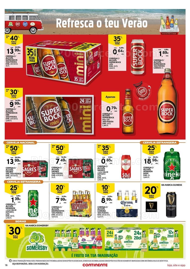 Antevisão Folheto CONTINENTE Bom Dia Promoções de 11 a 17 agosto