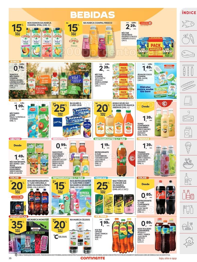 Antevisão Folheto CONTINENTE Promoções de 18 a 24 agosto - Edição Digital