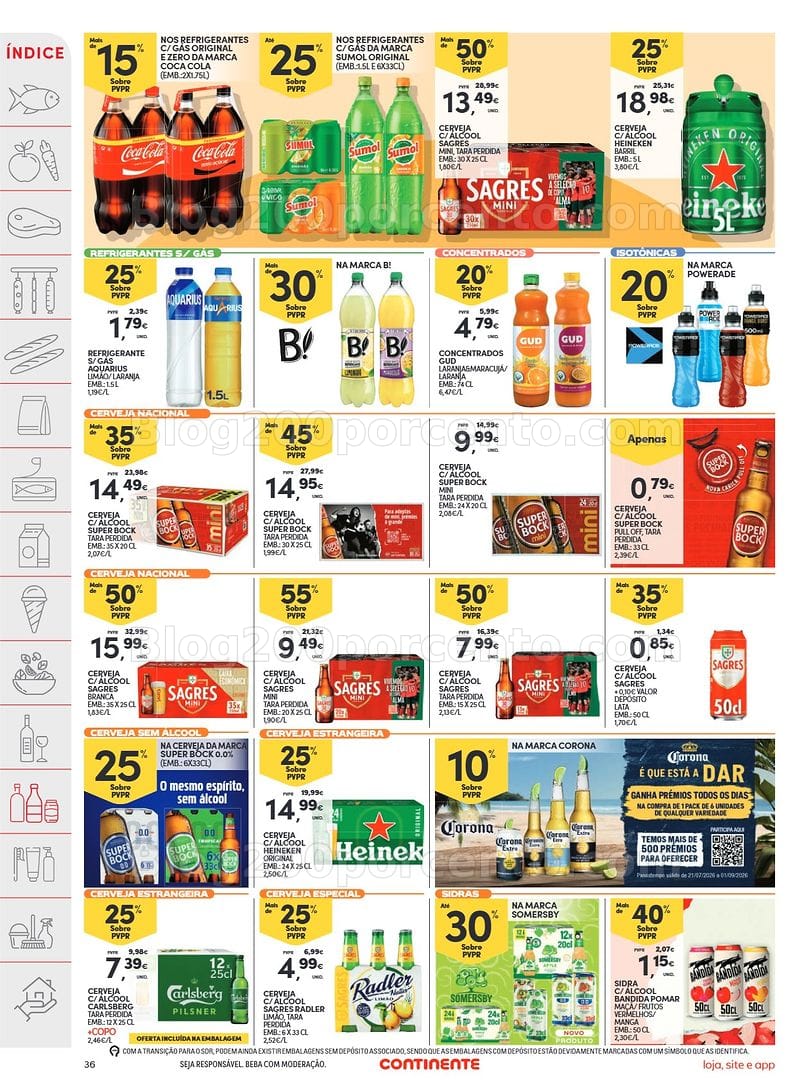 Antevisão Folheto CONTINENTE Promoções de 18 a 24 agosto - Edição Digital