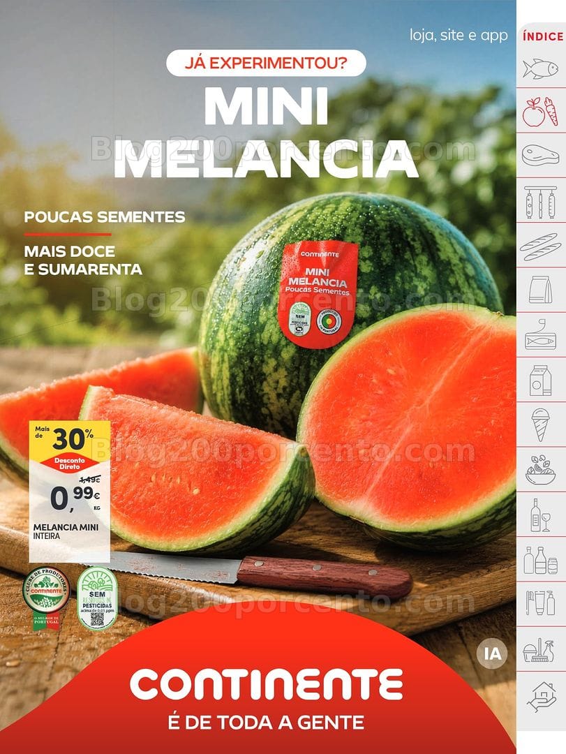 Antevisão Folheto CONTINENTE Promoções de 18 a 24 agosto - Edição Digital