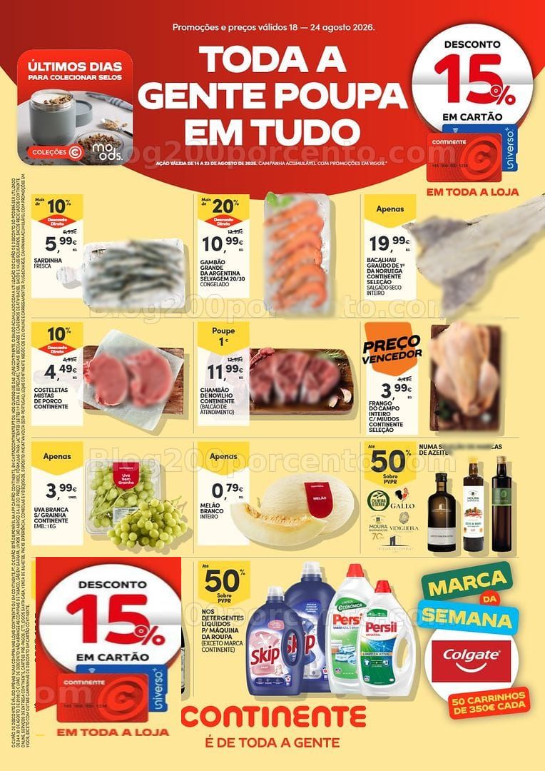 Antevisão Folheto CONTINENTE Bom Dia Promoções de 18 a 24 agosto