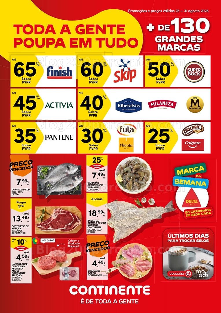 Antevisão Folheto CONTINENTE Promoções de 25 a 31 agosto - Edição Digital
