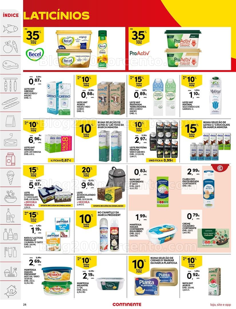 Antevisão Folheto CONTINENTE Promoções de 25 a 31 agosto - Edição Digital