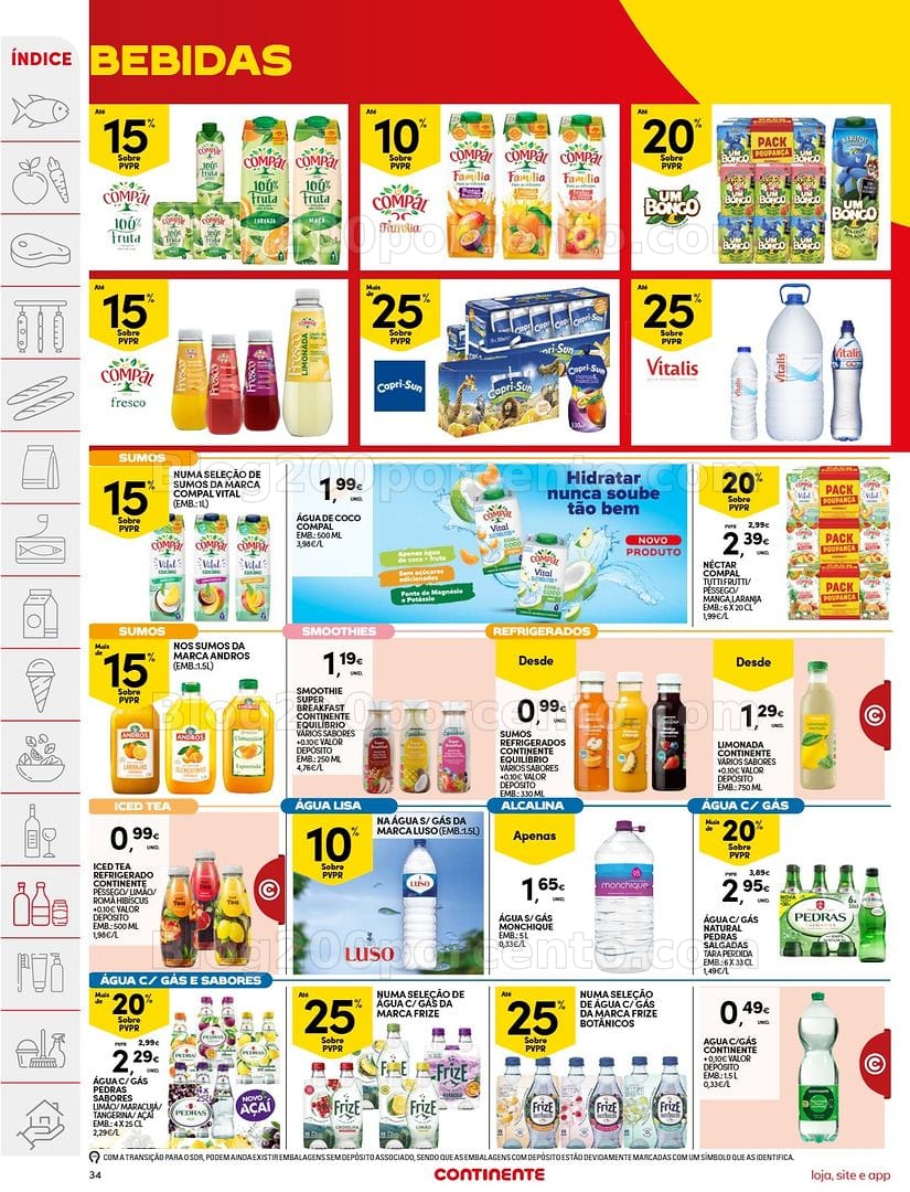 Antevisão Folheto CONTINENTE Promoções de 25 a 31 agosto - Edição Digital