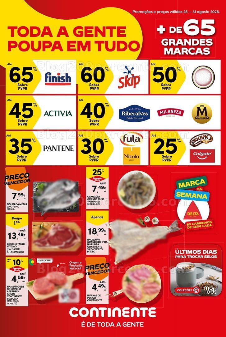 Antevisão Folheto CONTINENTE Bom Dia Promoções de 25 a 31 agosto
