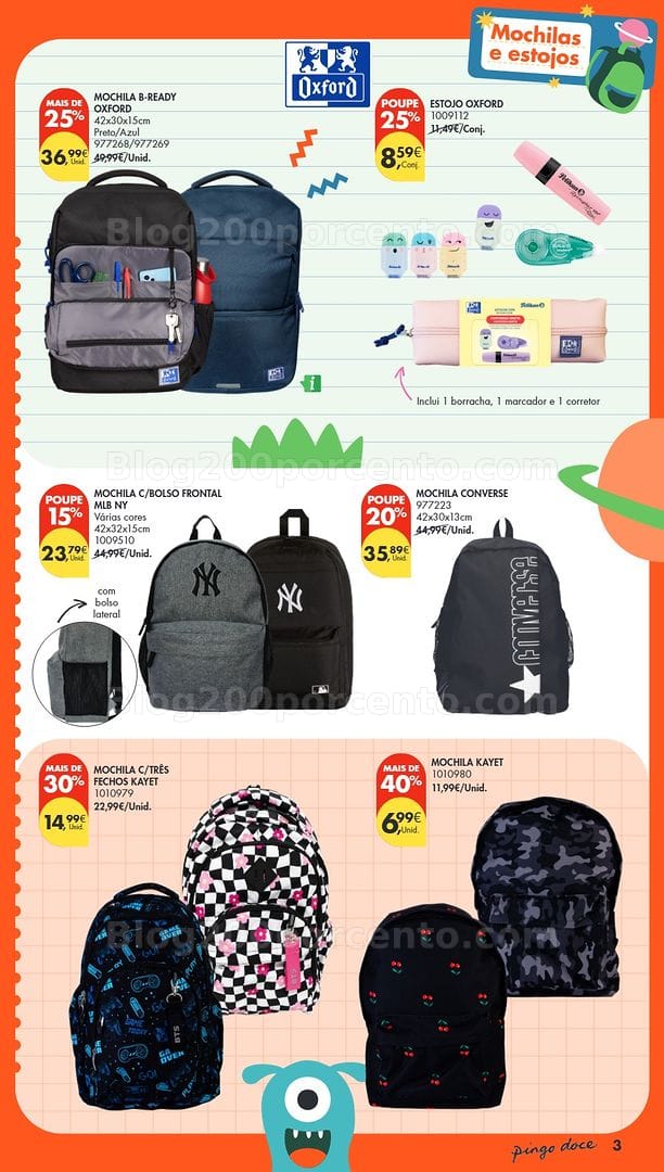 Antevisão Folheto PINGO DOCE Regresso às Aulas Promoções de 4 agosto a 21 setembro